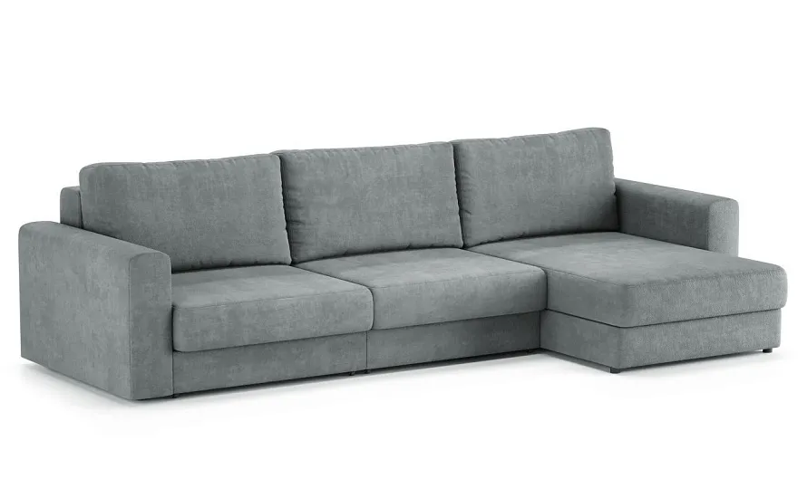 Диван угловой Ларсон 3М Nordic 83 серебристый - 2 Диван угловой Ларсон 3М Nordic 83 серебристый - 2